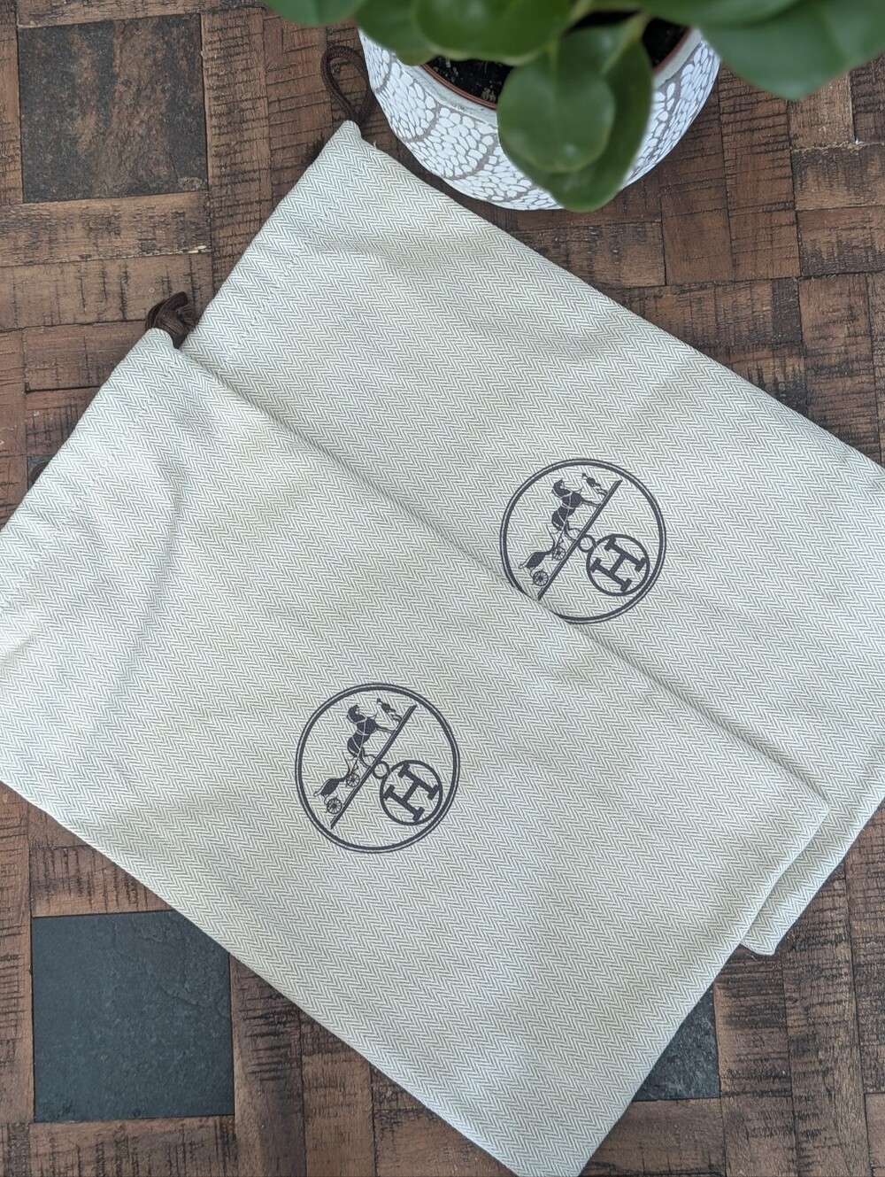 Hermes Drawstring Dust Bag